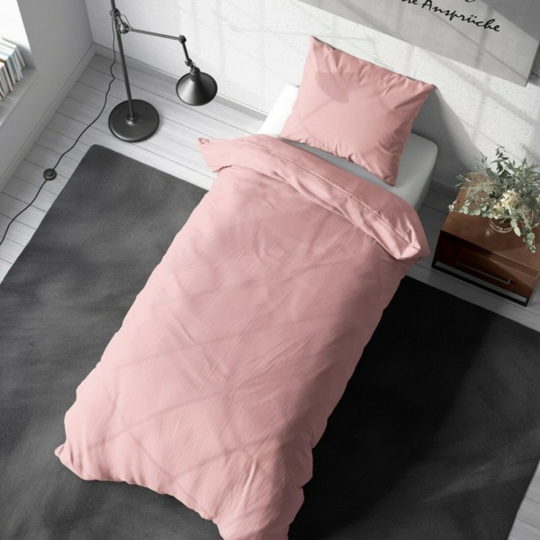 TRENDBUY24 Bettwäsche Bettwäsche Bettgarnitur 135x200 155x220 200x200 Mikrofaser 2tlg, Mikrofaser, 3 teilig, verdeckter Reißverschluss Bild 2