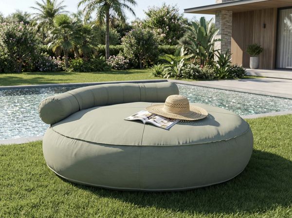 LOMA Daybed, Bez. Solution-Dyed Acrylstoff grün