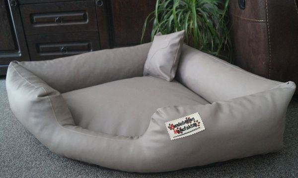 Hundebettenmanufaktur Hundekorb Hundebett Eckbett Kunstleder Canto
