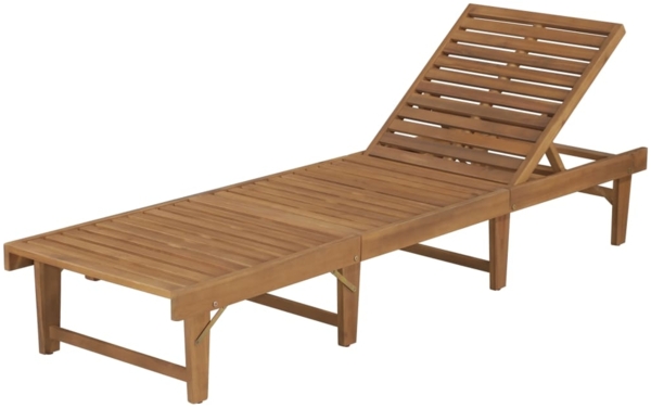 vidaXL Sonnenliege Klappbar Massivholz Akazie 44253