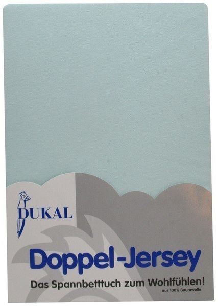 DUKAL Spannbettlaken Kinderspannbettlaken, 32 verschiedene Farben, 100% Baumwolle, Doppel-Jersey, Gummizug: rundum, (1 Stück), 40x90 cm, aus hochwertigem Doppel-Jersey, Made in Germany