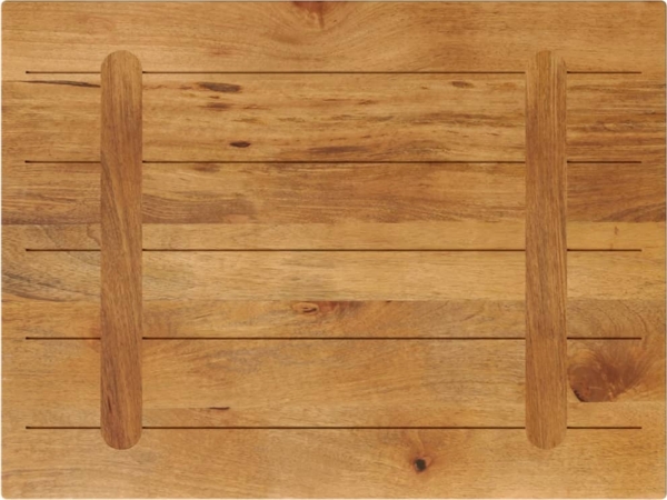 vidaXL Tischplatte 90 x 50 x 2,5 cm Rechteckig Massivholz Mango 371590 Bild 4