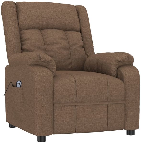 vidaXL Relaxsessel Elektrisch Braun Stoff 3143571 Bild 3