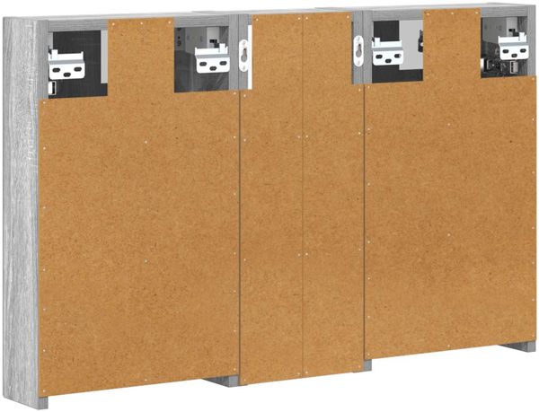 vidaXL Badezimmerschrank-Set 3 pcs 80 x 10,5 x 50 cm Holzwerkstoff 3403653 Bild 9