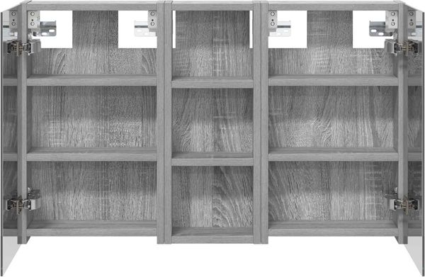 vidaXL Badezimmerschrank-Set 3 pcs 80 x 10,5 x 50 cm Holzwerkstoff 3403653 Bild 7