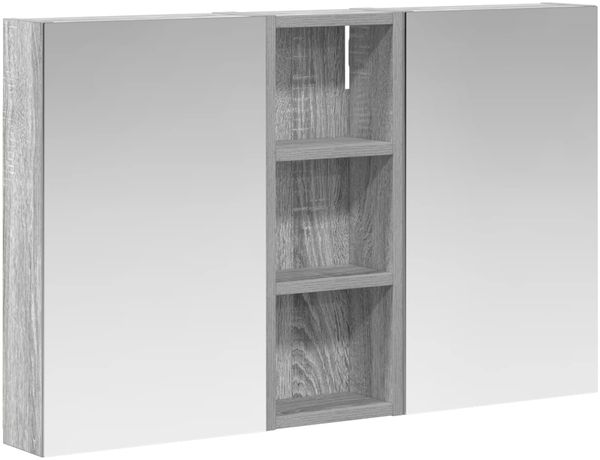 vidaXL Badezimmerschrank-Set 3 pcs 80 x 10,5 x 50 cm Holzwerkstoff 3403653 Bild 2