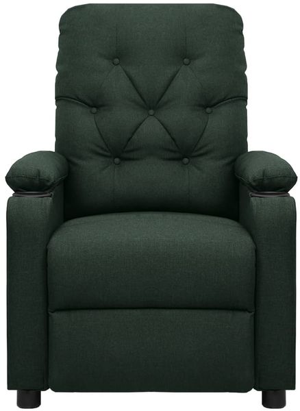 vidaXL Relaxsessel Elektrisch Dunkelgrün Stoff 3098845 Bild 3