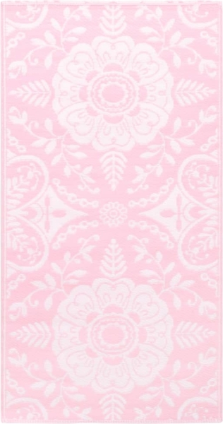 vidaXL Outdoor-Teppich ARAKIL Rosa 80x150 cm PP 310456