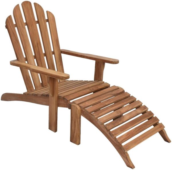 Gartenliege Adirondack Teak Massivholz von Teako Design