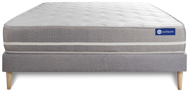 Actilatex touch matratze 130x190 cm + Bettgestell mit lattenrost - Dicke : 20cm - Latex und Memory-schaum - H3 Bild 3