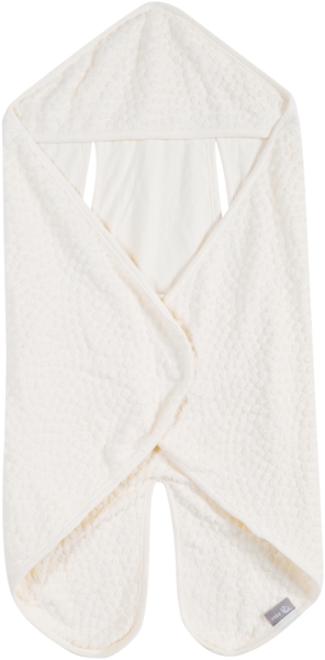 roba Baby-Einschlagdecke 'Seashells' Oyster - GOTS & Oeko Tex - 100% Baumwolle - Weiß