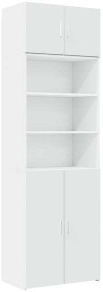 vidaXL Hochschrank Weiß 70x42,5x225 cm Holzwerkstoff 3281315
