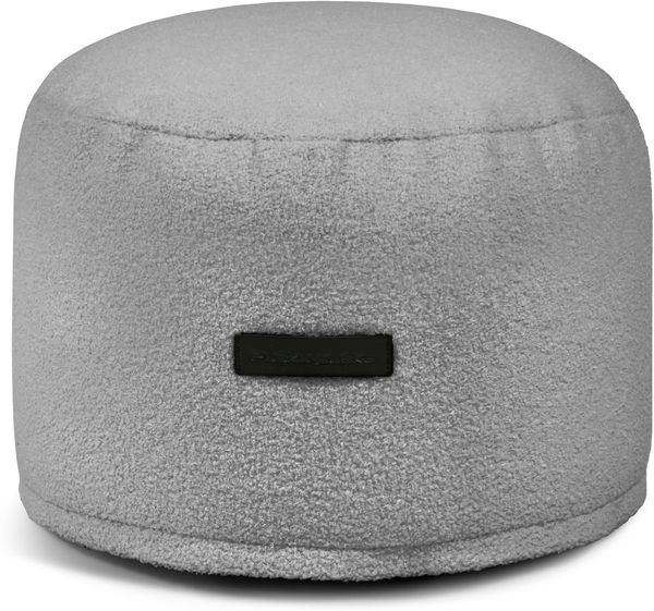 Sitzsack ‘Mini‘, Bezugstoff - Teddy, 100% Polyester, White Grey, 30x40x40 cm cm.
