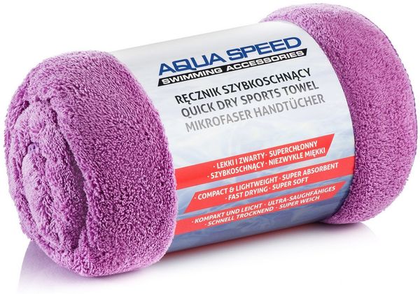 Aqua Speed Sporthandtuch Schnelltrocknendes Mikrofaserhandtuch für Studio und Freizeit, (Größe 50 x 100 cm – Grammatur 350 g/m), Schnelles Handling dank strukturierter Oberfläche für häufige Einsätze