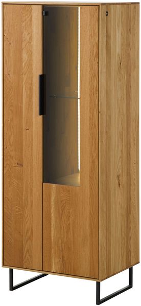 Highboard Wildeiche 55x43x145 natur geölt LINDAU #15