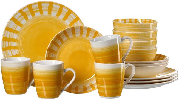 Ritzenhoff & Breker Sole Mio Kombiservice 16-teilig - Gelb