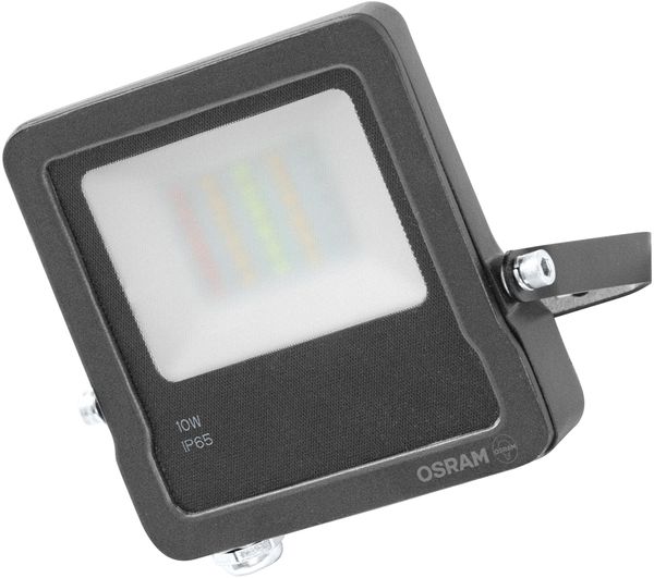 Osram SMART+ MATTER Floodlight LED-Fluter, 10W, 8000lm, RGBW 16 Mio. Farben, 3000K, WiFi, Matter, Alexa/Google, IP65