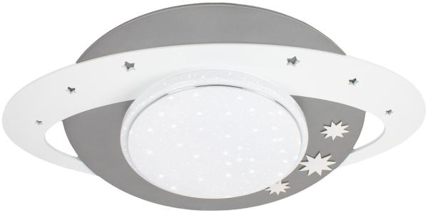 Elobra 137147 LED Deckenleuchte Saturn Starlight silber weiß 3000-5000K