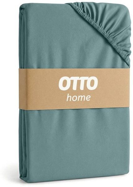 OTTO home Spannbettlaken PHYSALIS in BASIC und PREMIUM Qualität, 100% Baumwolle, Jersey (160 g/m), Gummizug: rundum, (2 Stück), für Matratzen bis 18 cm Höhe, Bettlaken, Spannbetttuch, pflegeleicht