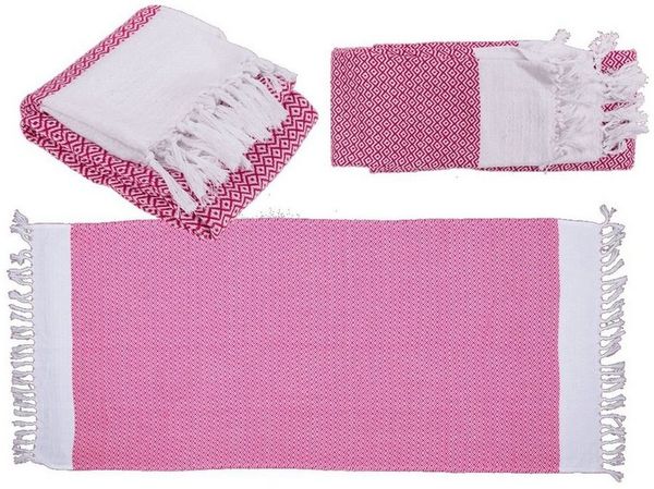 Marabellas Shop Saunatuch Handtuch für Sauna & Strand ca. 80x170 cm Fouta-Hamamtuch Saunatuch
