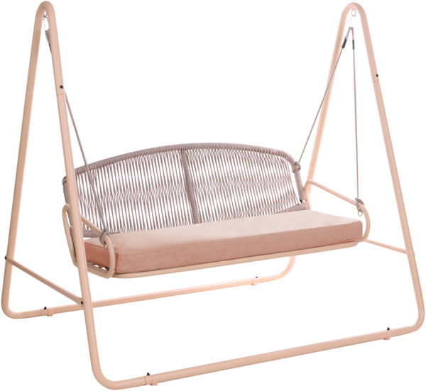 Hollywoodschaukel NORCIA Metall Braun