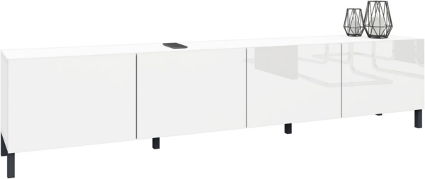 borchardt Möbel Lowboard, Metallfüße, grifflose Optik Bild 1