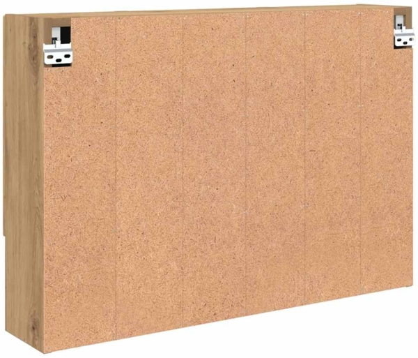 vidaXL Badezimmer-Spiegelschrank mit Tür Artisan-Eiche 80 x 17 x 55 cm 883363 Bild 7