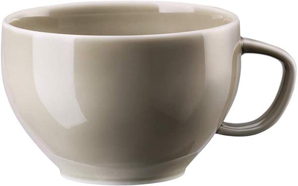 Tee-Obertasse Junto Pearl Grey Rosenthal Teetasse - Mikrowelle geeignet, Spülmaschinenfest
