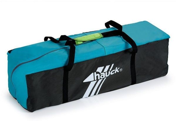 Hauck 'Dream’n Play' Reisebett 3-teilig 120x60 cm, ab Geburt bis 15 kg, inkl. Tragetasche und Einlageboden (faltbar, tragbar, leicht & kippsicher), blau