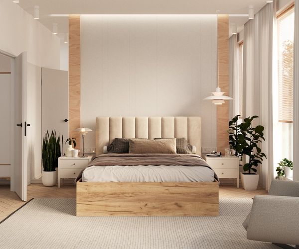 thematys Polsterbett Velours Stauraumbett Bett 90x200, 120x200, 140x200, 160x200, 180x200cm (mit hochwertigem Velours Bezug Samt, Bettrahmen, Bett, mit großen gepolsterten Kopfteil, mit Bettkasten für Stauraum, mit großen gepolsterten Kopfteil, mit Bet...