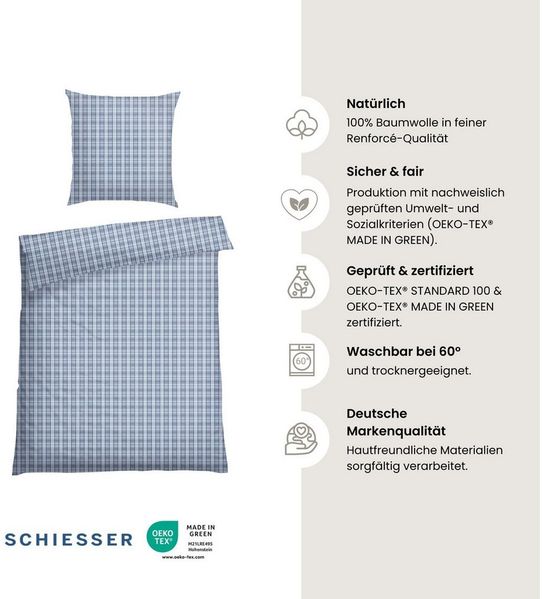 Renforcé Bettwäscheset Kate 2-teilig