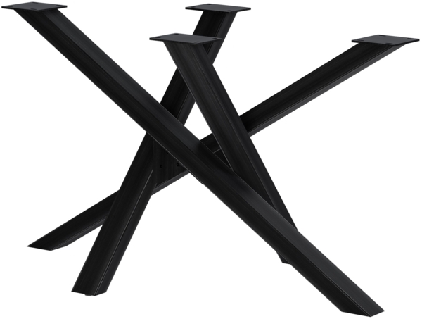 CLP Tischbeine Finney aus Stahl,antik schwarz 120x70x72 cm