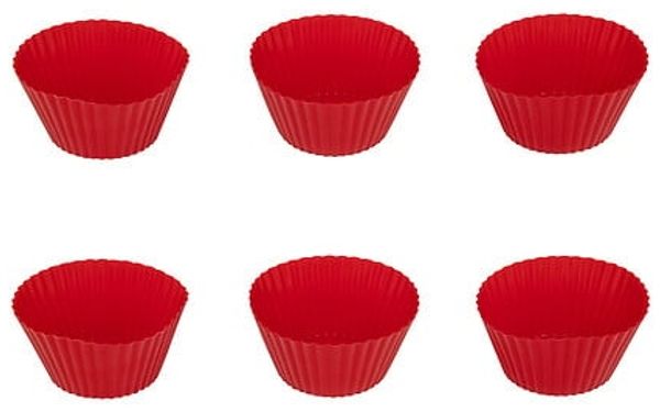 Muffin Silikonformen 6tlg. KITCHEN