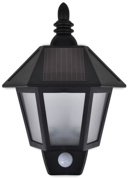 vidaXL Solar-Wandleuchten 2 Stk. mit Bewegungsmelder Schwarz 277124 Bild 4
