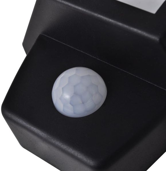 vidaXL Solar-Wandleuchten 2 Stk. mit Bewegungsmelder Schwarz 277124 Bild 5