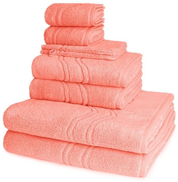 ROSS Handtuch Set Cashmere feeling, Walkfrottee (Spar-Set, 8-St), 2 X Wasch- 2 X Gäste- 2 X Dusch- 2 X Handtuch im Set - Baumwolle