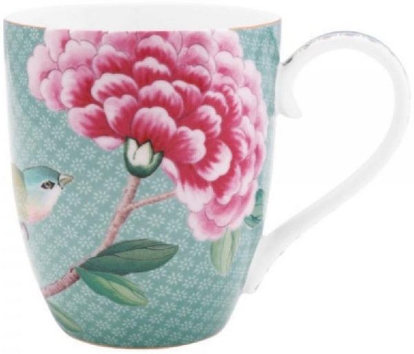 PiP Studio Tasse Henkelbecher Blushing Birds Blau (XL)