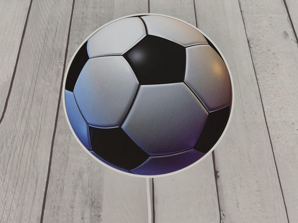 Kinderzimmer Wandlampe Fußball, Schalter und Stecker, Ø 25cm