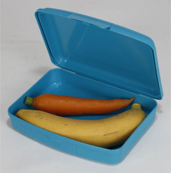 12x Brotdose Proviantbox 1 Liter Gefäß Lebensmittel frischhalten Kühlschrank, zufällige Farbauswahl