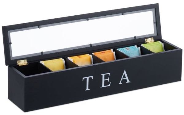 Bambus Teebox mit 6 Fächern 10047499