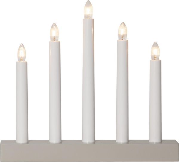 Fensterleuchter Inez Beige 5-flammig E10 Leuchtmittel B 265cm