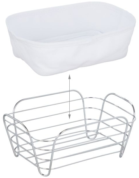 Brotkorb Metall mit Stoffeinsatz 10031044_49 Bild 6