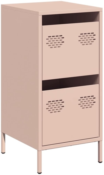 vidaXL Sideboard Rosa 35x39x73,5 cm Kaltgewalzter Stahl 851395 Bild 1