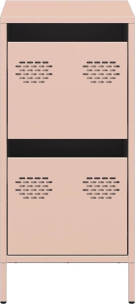 vidaXL Sideboard Rosa 35x39x73,5 cm Kaltgewalzter Stahl 851395 Bild 4