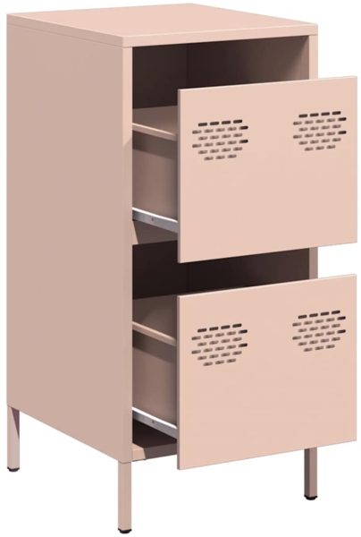 vidaXL Sideboard Rosa 35x39x73,5 cm Kaltgewalzter Stahl 851395 Bild 3