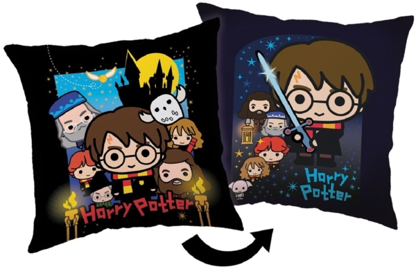 Harry Potter Kopfkissen (1 Stück) Premium Dekokissen mit beidseitigem Digitaldruck