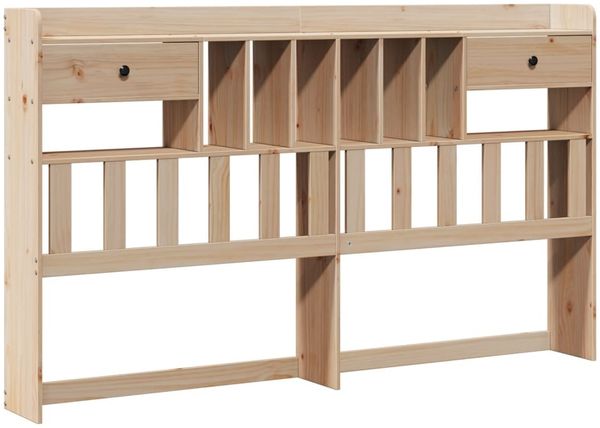 vidaXL Massivholzbett mit Regal ohne Matratze 180x200 cm Kiefernholz 3321840 Bild 6