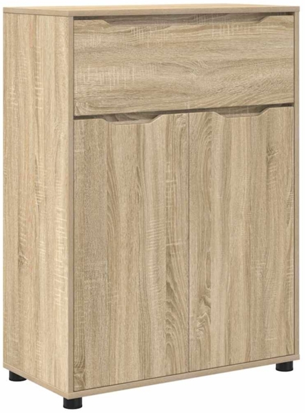 vidaXL Badezimmerschrank mit Regal Sonoma-Eiche 72,5 x 36,5 x 100 cm 888769