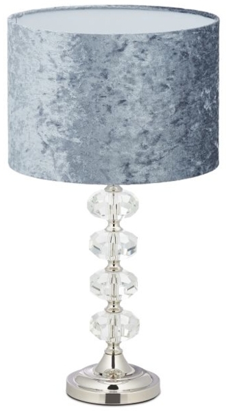 Tischleuchte mit Samtschirm 10034470