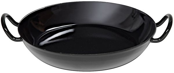 RIESS Schlemmerpfanne schwarz, emailliert, ø: 240 mm